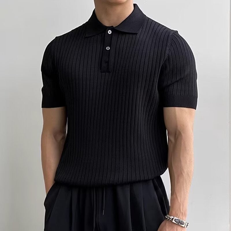 Knitted Polo Shirt