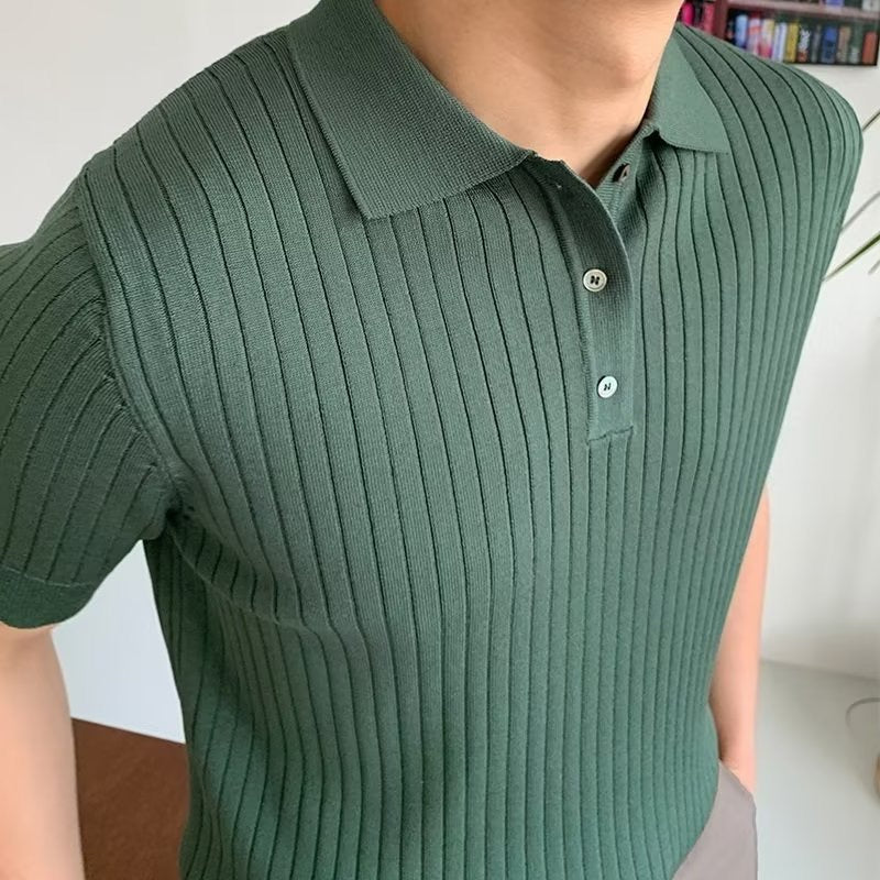 Knitted Polo Shirt