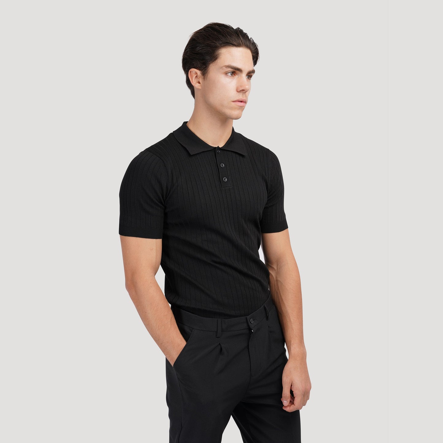 Knitted Polo Shirt