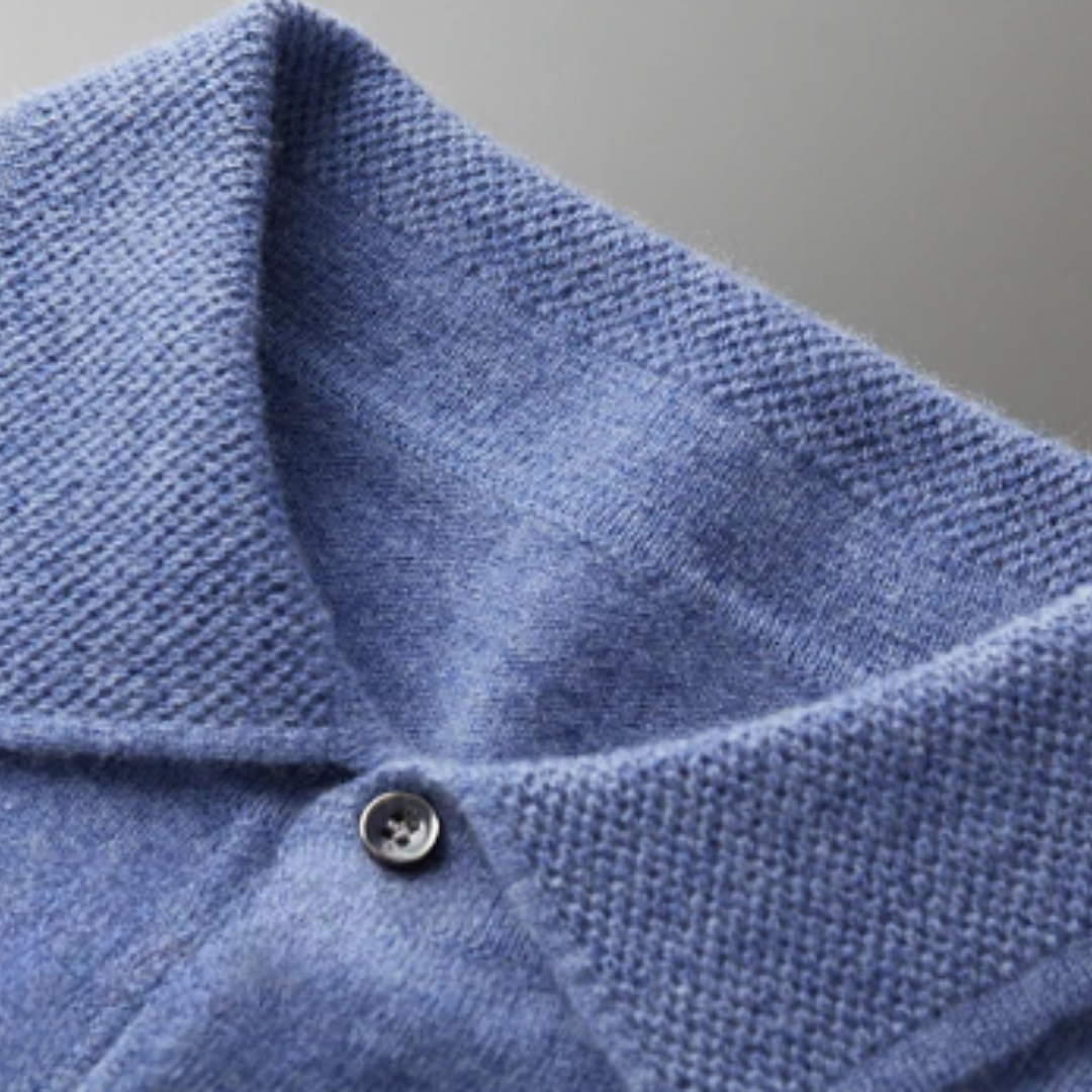 PORTFOLIO Wool Polo Sweater
