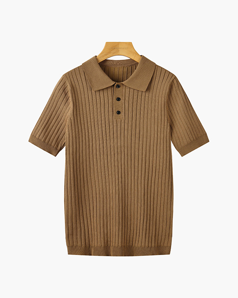 Knitted Polo Shirt