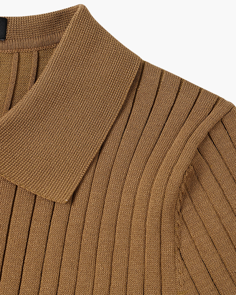 Knitted Polo Shirt