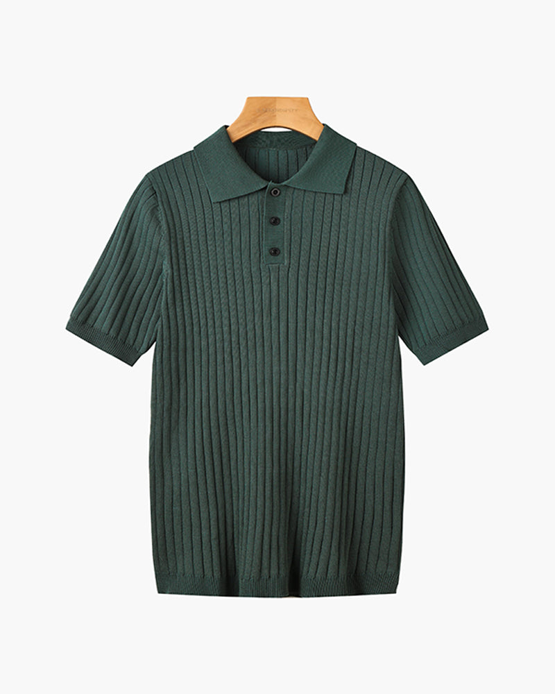 Knitted Polo Shirt