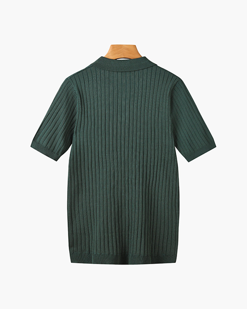 Knitted Polo Shirt