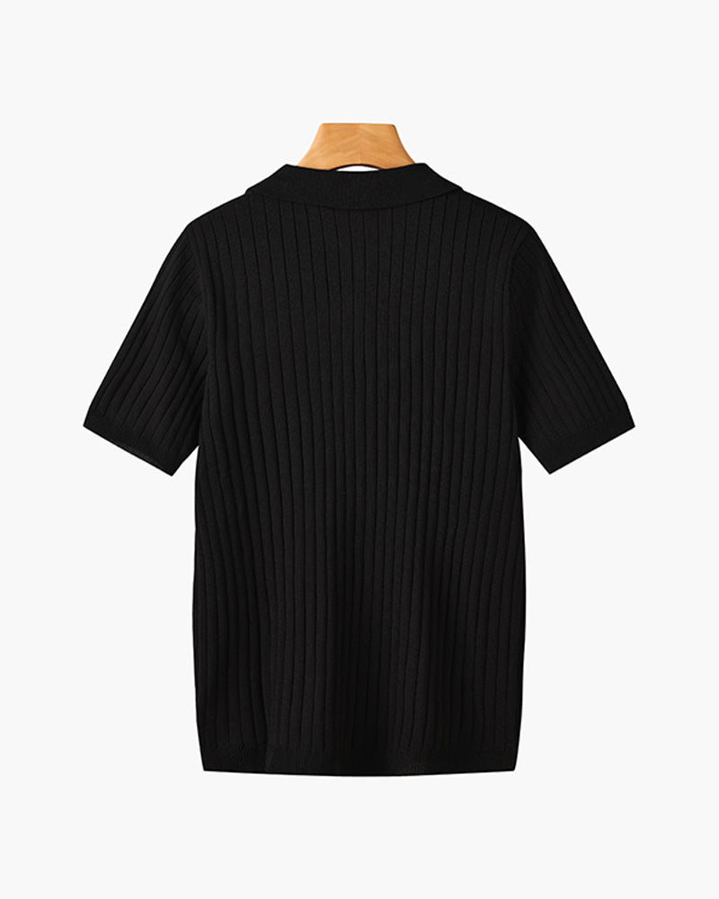 Knitted Polo Shirt