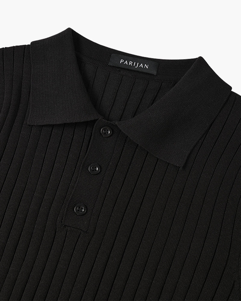 Knitted Polo Shirt
