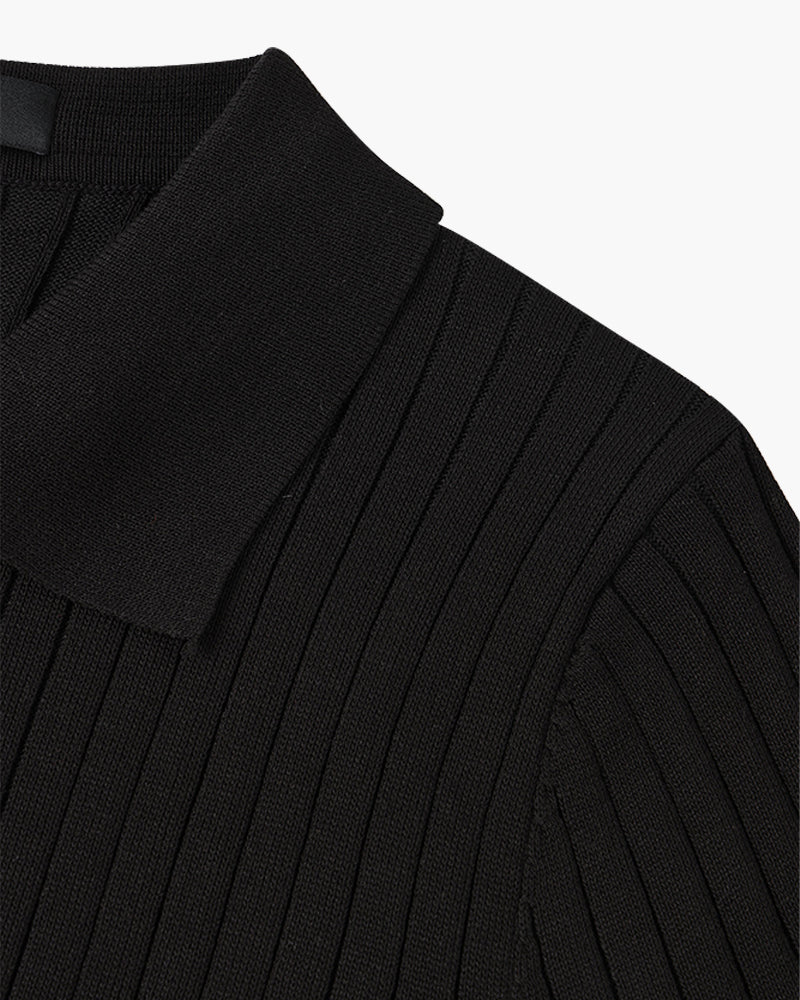 Knitted Polo Shirt