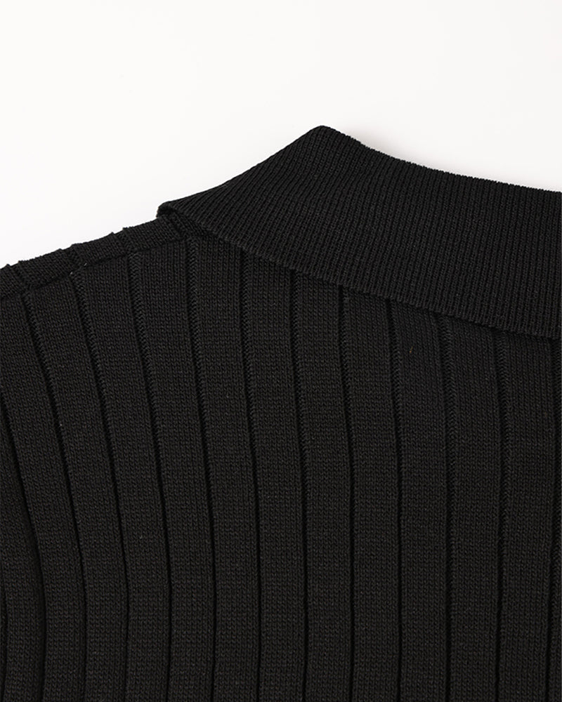Knitted Polo Shirt