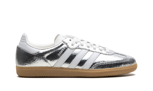 Samba OG "Silver Metallic Cracked Leather"