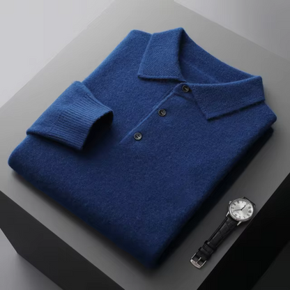 PORTFOLIO Wool Polo Sweater