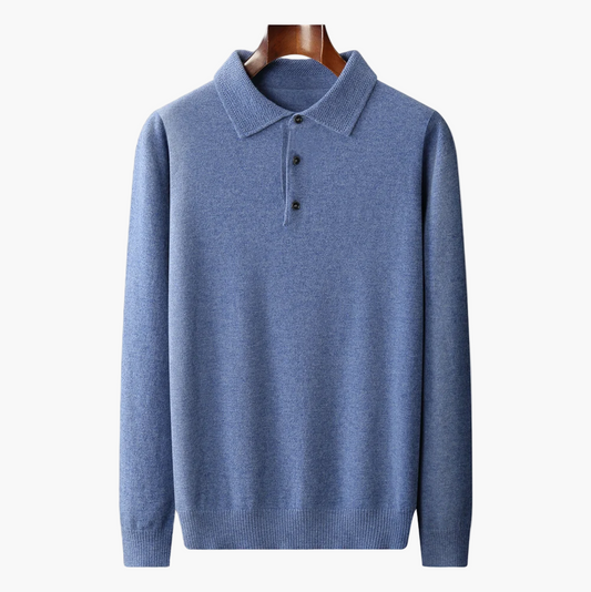 PORTFOLIO Wool Polo Sweater