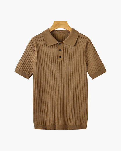 Knitted Polo Shirt