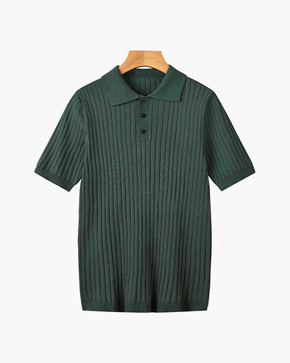 Knitted Polo Shirt