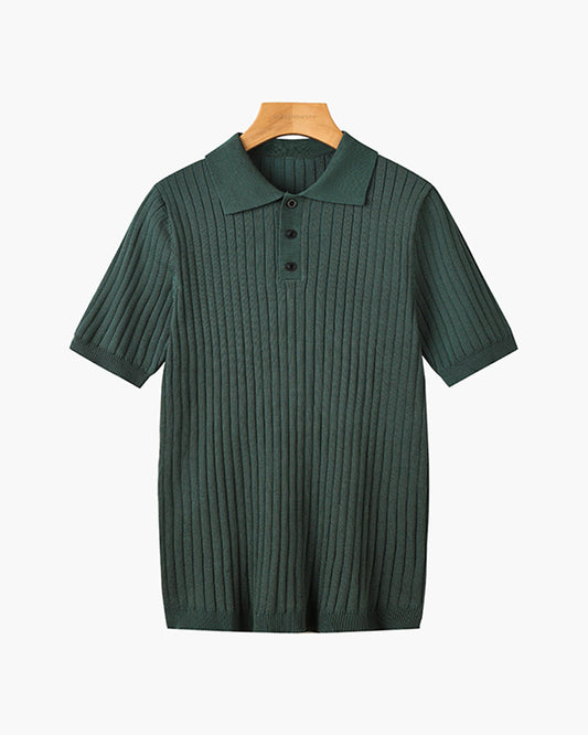 Knitted Polo Shirt