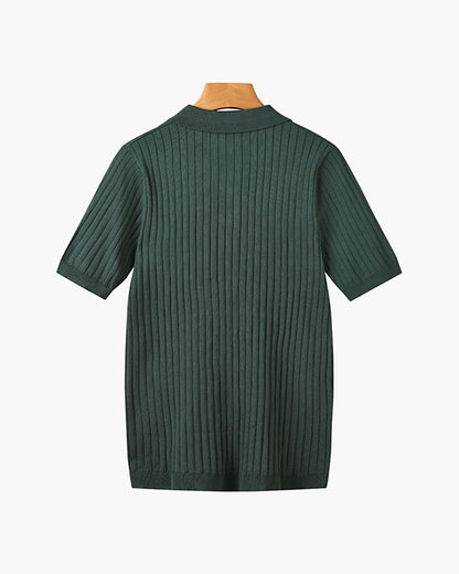Knitted Polo Shirt
