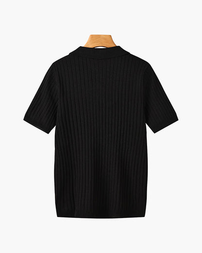 Knitted Polo Shirt