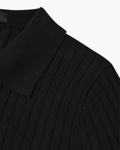 Knitted Polo Shirt