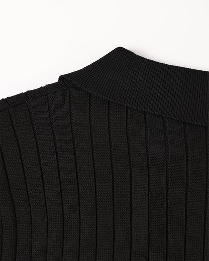 Knitted Polo Shirt